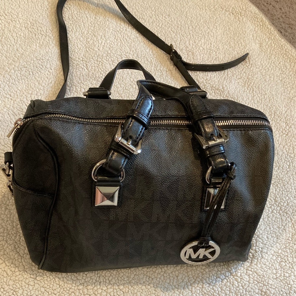 Gently used Signature MK Michael Kors Logo Satchel